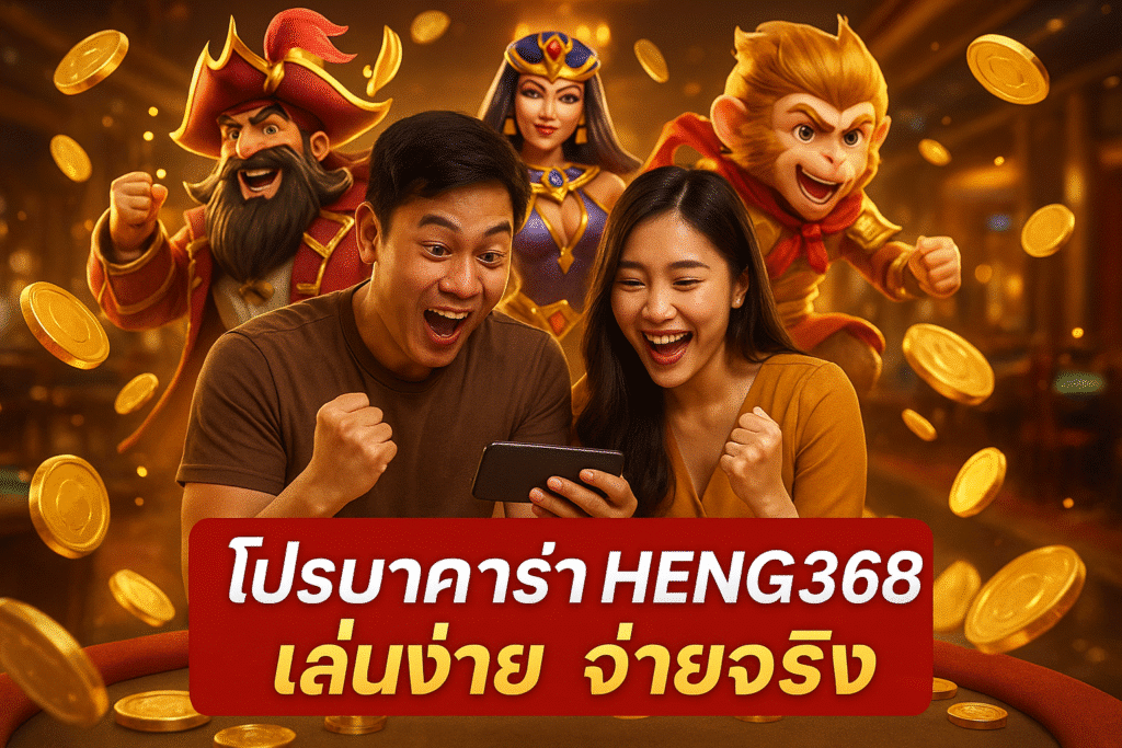 โปรบาคาร่า HENG368 เล่นง่าย จ่ายจริง