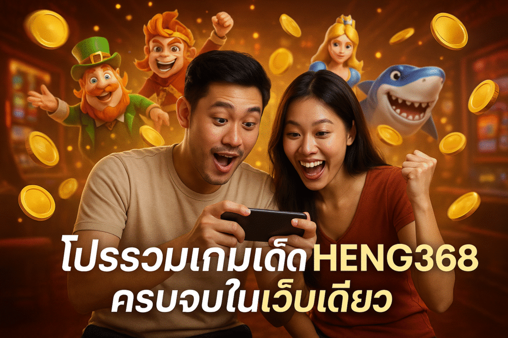 โปรรวมเกมเด็ด HENG368 ครบจบในเว็บเดียว