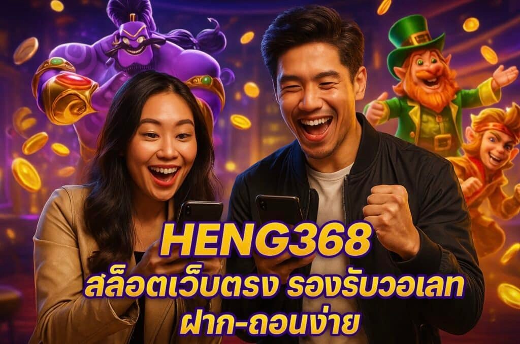 HENG368 สล็อตเว็บตรง รองรับวอเลท ฝาก-ถอนง่าย